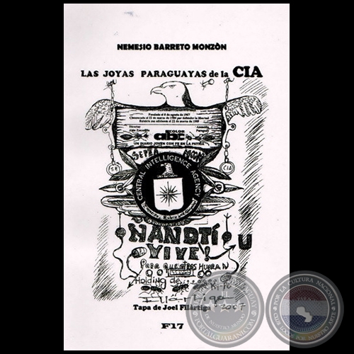LAS JOYAS PARAGUAYAS DE LA CIA - Tapa de JOEL FILRTIGA 